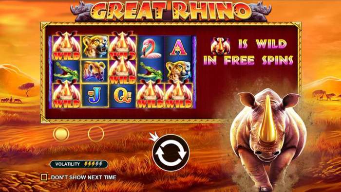 Menjelajahi Savana Afrika di Slot Great Rhino